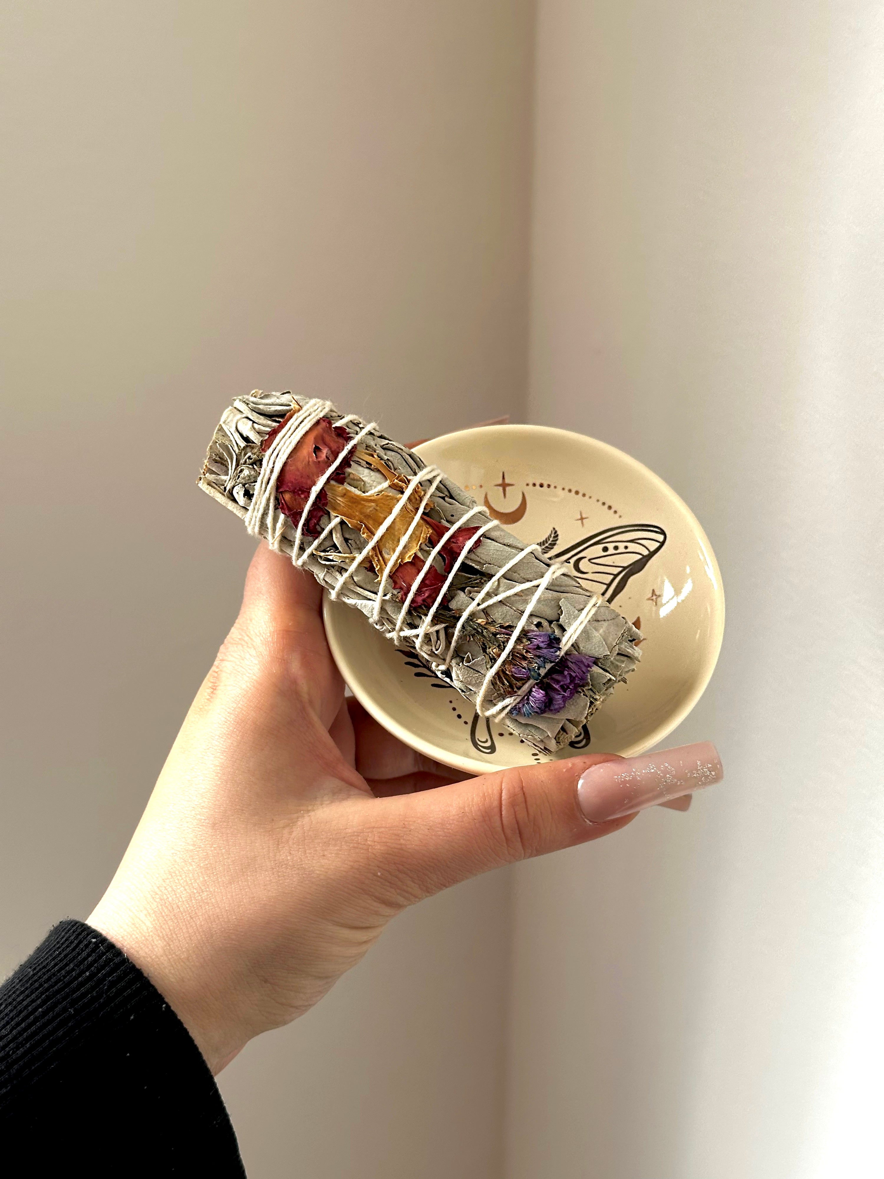 Piattino Porta Incenso/Smudges – Eleganza e Magia