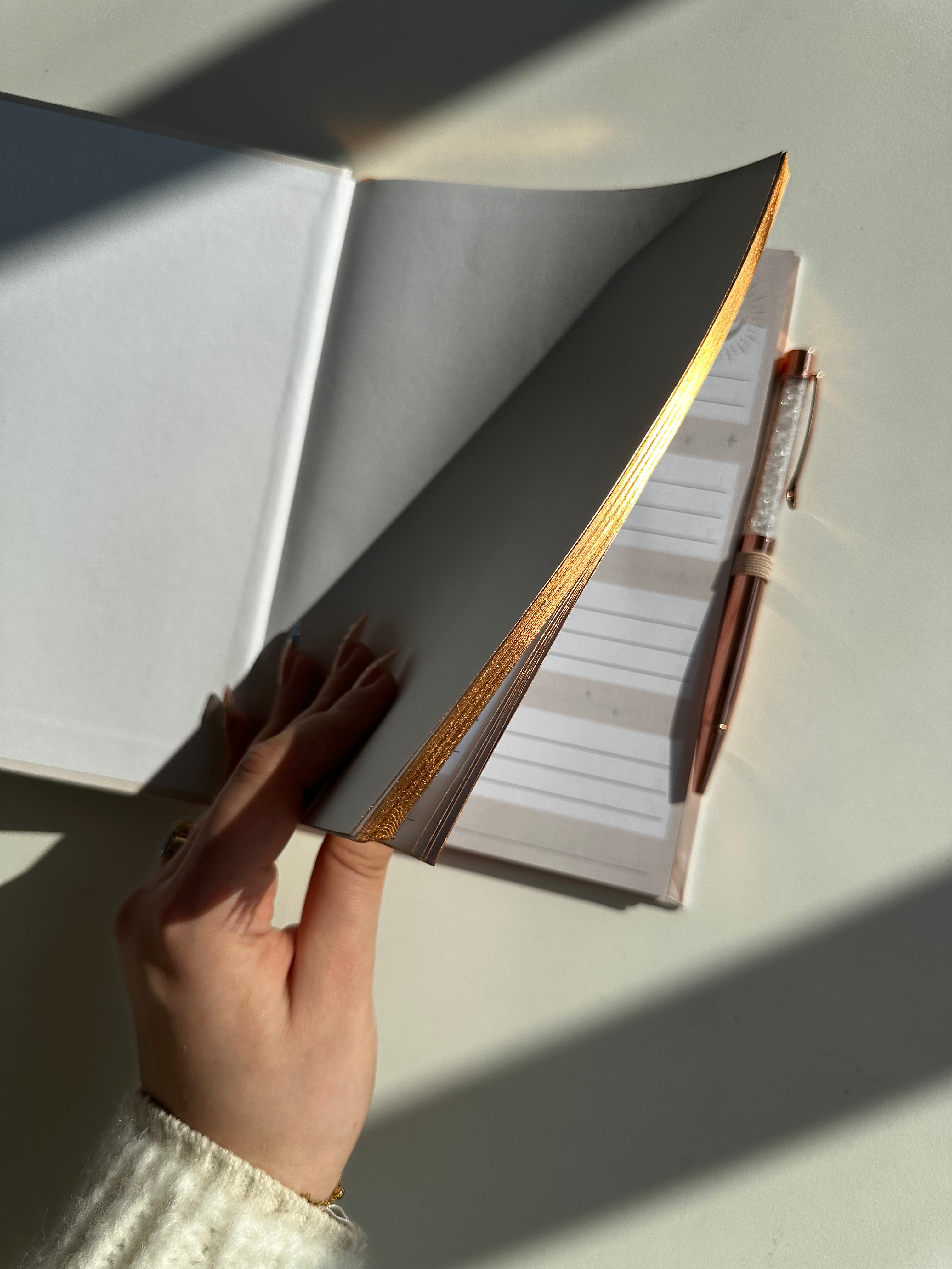 Diario Della Riflessione Con Penna In Quarzo