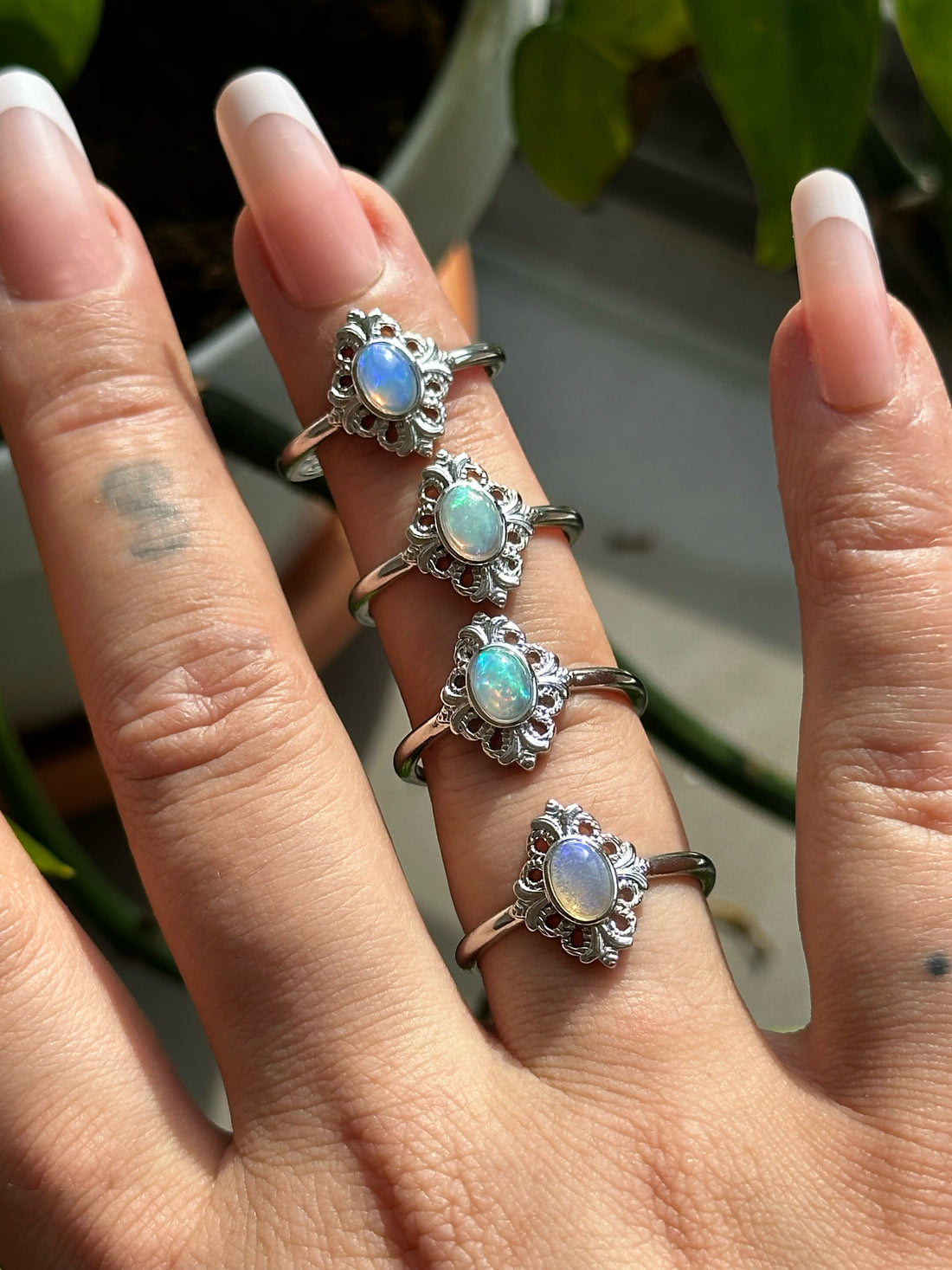 Anello con Opale – Regolabile