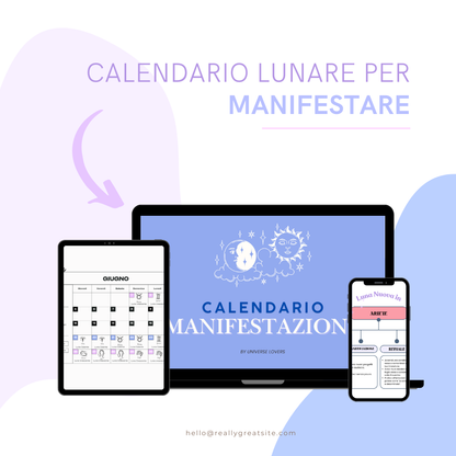 EBOOK - CALENDARIO LUNARE PER MANIFESTARE