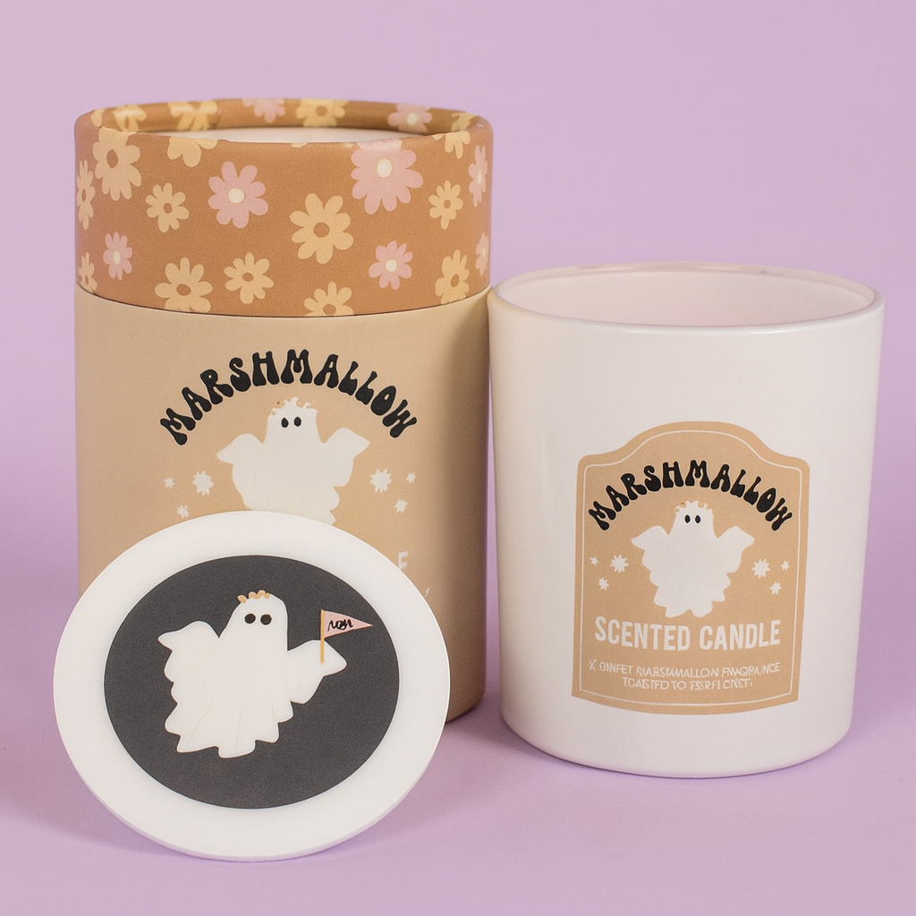 COZY FLAME - candela al profumo di marshmallow tostato