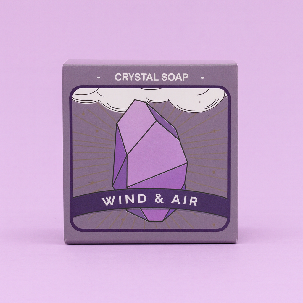 MYSTIC AIR - sapone naturale con pietra nascosta