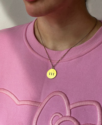Collana &quot;111&quot; – Intuition Vibes Only