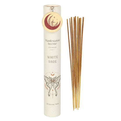 Incensi Salvia Bianca con Porta Incenso in Legno – Purificazione e Armonia